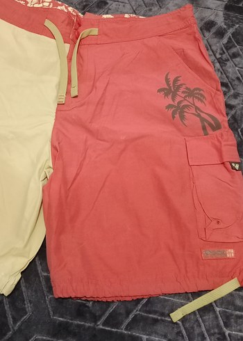 Baskılı Fermuarlı Mini Erkek Deniz Şortu - Görsel 2