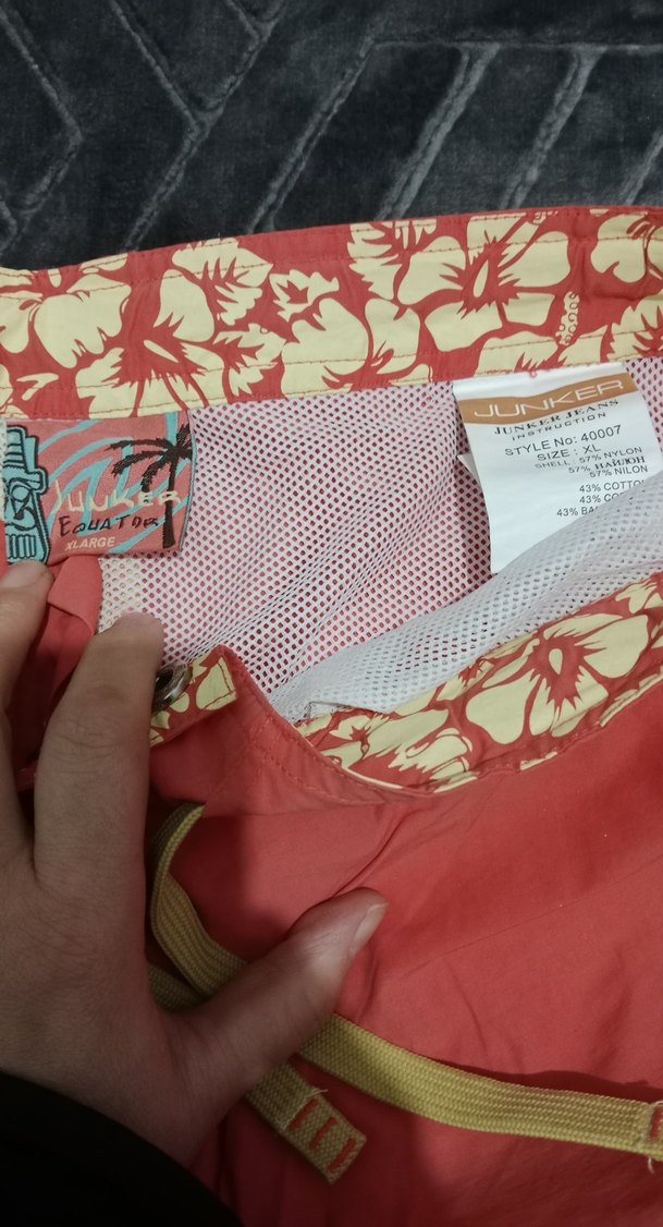 Baskılı Fermuarlı Mini Erkek Deniz Şortu - Görsel 4