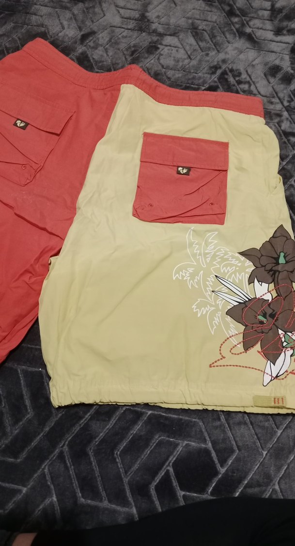 Baskılı Fermuarlı Mini Erkek Deniz Şortu - Görsel 3