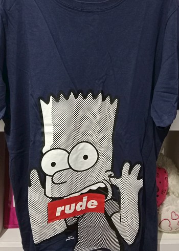 Lacivert Renkli Baskılı Hamile Tişört - Görsel 2