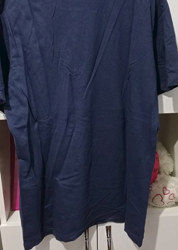 Lacivert Renkli Baskılı Hamile Tişört - Görsel 4