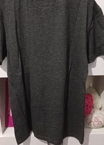 Gri Kamuflaj Desenli Kemerli Erkek Tişört - Görsel 4