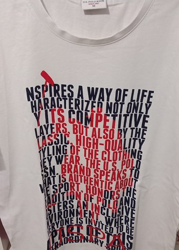 Baskılı Beyaz Hamile Tişörtü, Kısa Kollu - Görsel 3