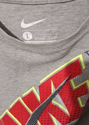 Gri Nike Baskılı Erkek Tişört - Görsel 3