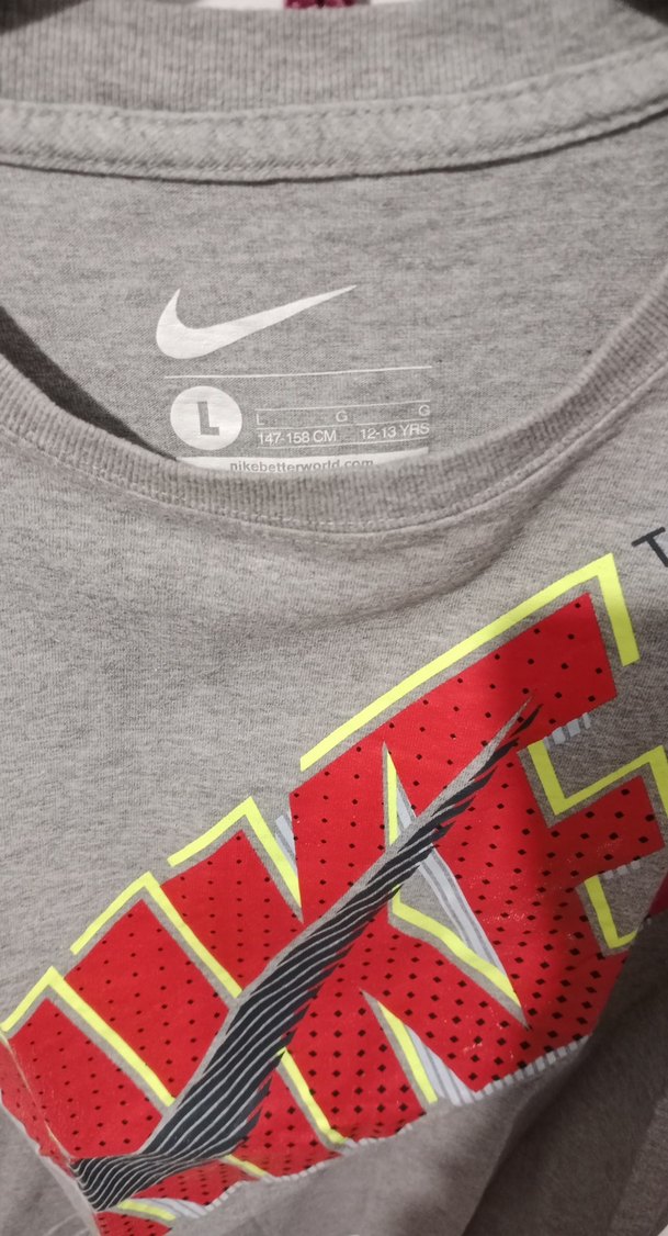 Gri Nike Baskılı Erkek Tişört - Görsel 3