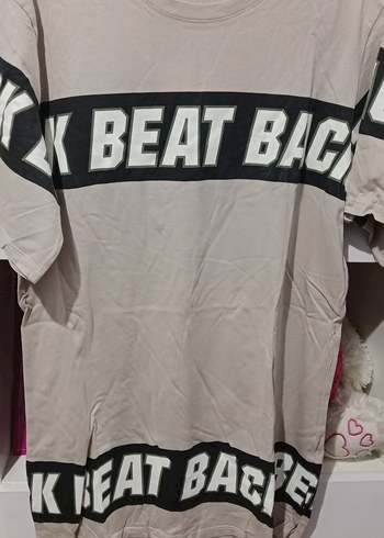 Bej Kemerli Baskılı Erkek Tişört - Görsel 2