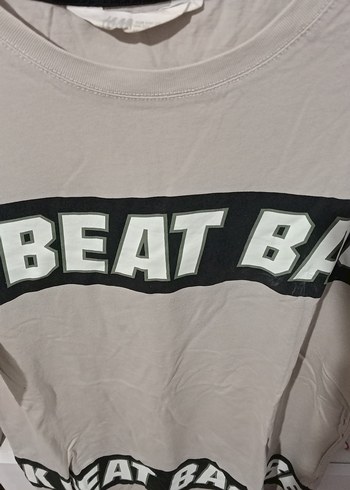 Bej Kemerli Baskılı Erkek Tişört - Görsel 3