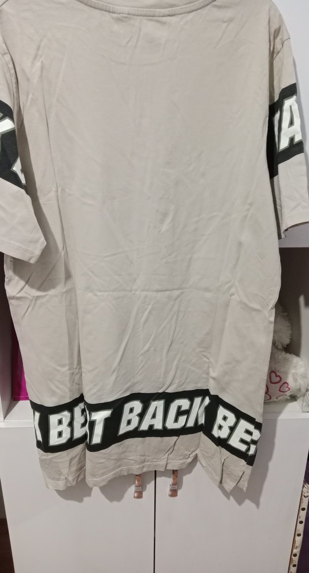 Bej Kemerli Baskılı Erkek Tişört - Görsel 4