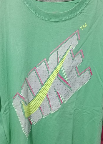 Nike Yeşil Kısa Kollu Spor Tişört - Görsel 3