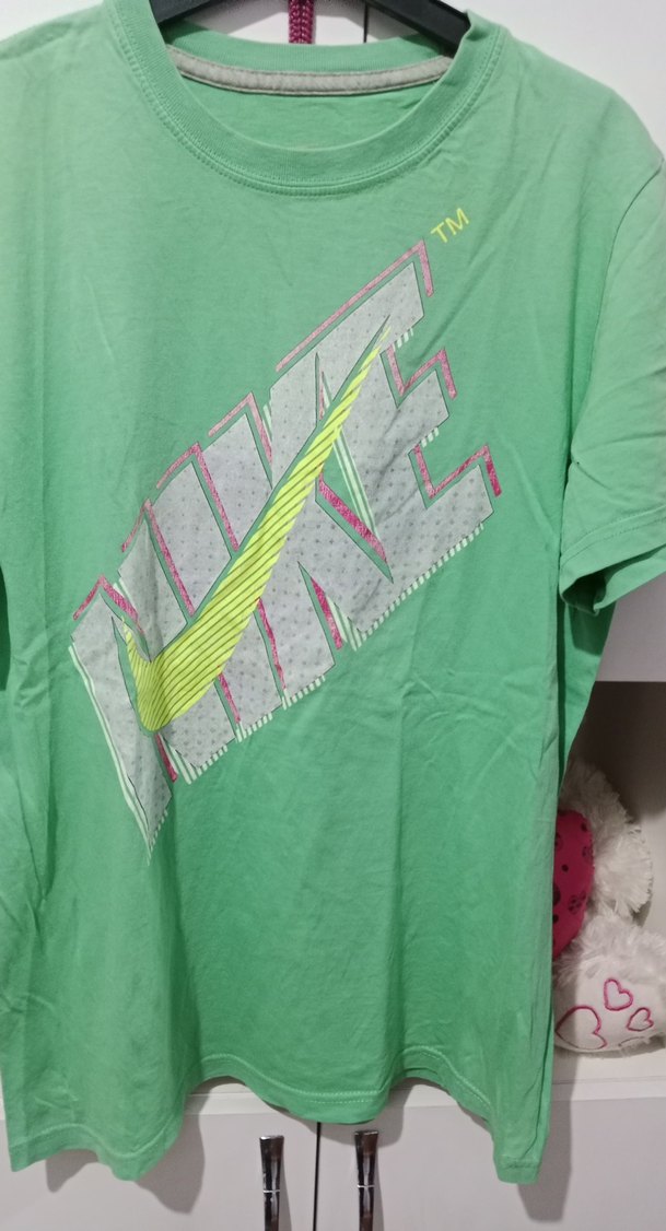 Nike Yeşil Kısa Kollu Spor Tişört - Görsel 2