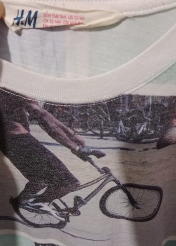 Pastel Renkli Baskılı Erkek Tişört - Görsel 3