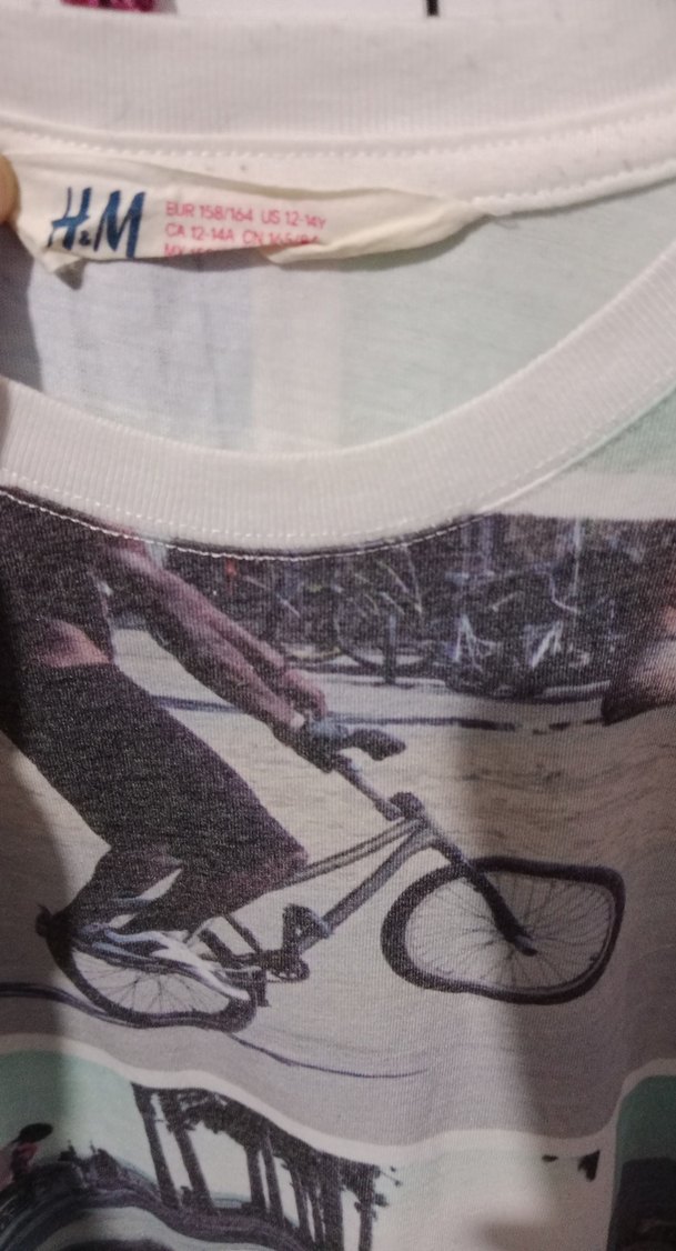 Pastel Renkli Baskılı Erkek Tişört - Görsel 3