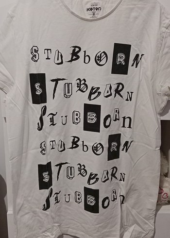 Beyaz Baskılı Pamuklu Erkek Tişört - Görsel 2