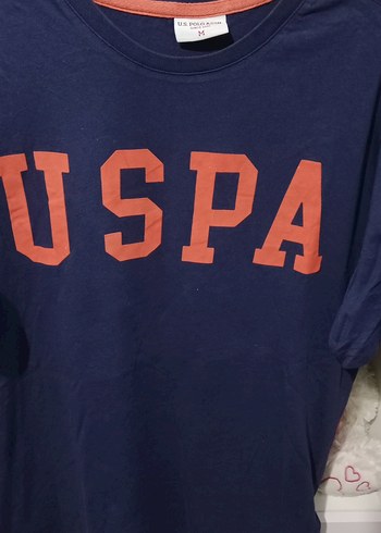 Lacivert Erkek Tişört USPA Baskılı - Görsel 3