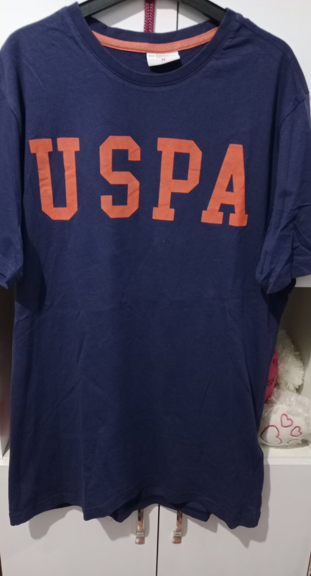 Lacivert Erkek Tişört USPA Baskılı - Görsel 2