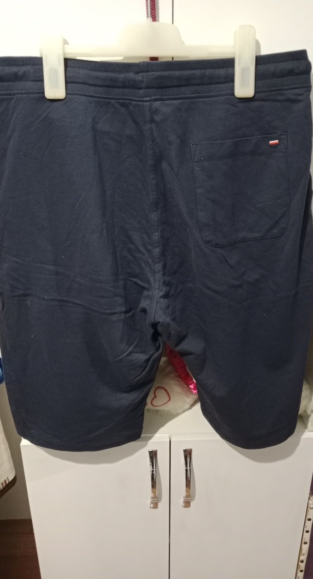 Koyu Mavi Erkek Beli Bağlamalı Spor Şort - Görsel 4