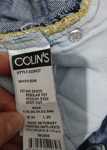 mavi erkek Denim Midi Boy Jean - Görsel 8