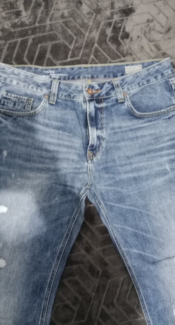 mavi erkek Denim Midi Boy Jean - Görsel 4