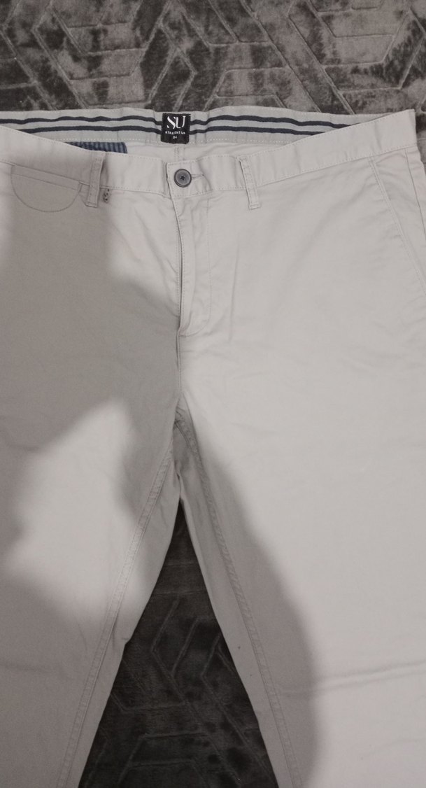 gri Erkek Regular Fit Günlük Pantolon - Görsel 3