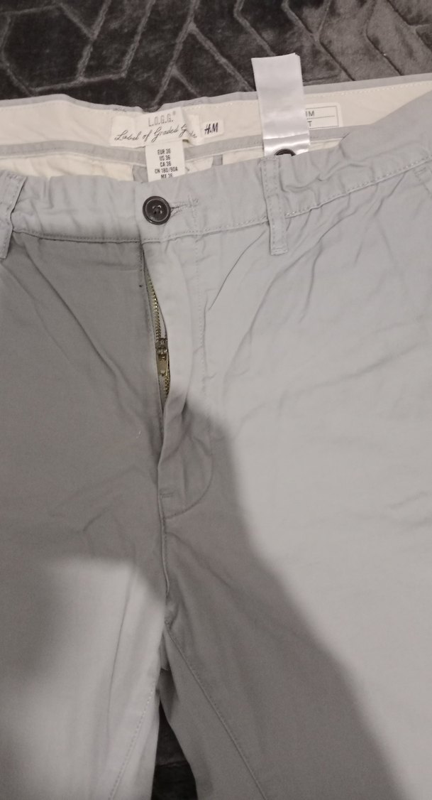 Gri Regular Fit Erkek Pantolon - Görsel 4