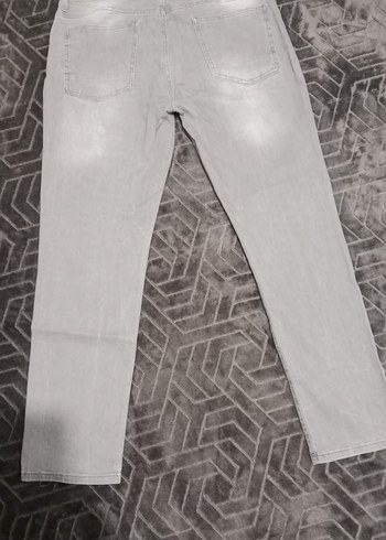 Gri Regular Fit Erkek Kot Pantolon - Görsel 5