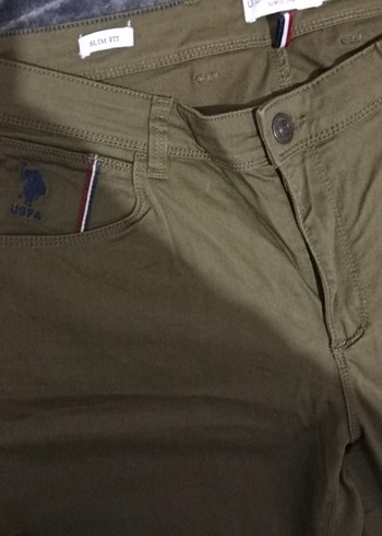 Erkek Regular Fit Haki Kemerli Pantolon - Görsel 4