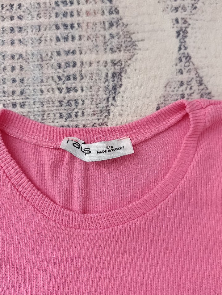 2'li Kısa Kollu Bisiklet Yaka Crop Üst — görsel 3/5