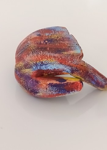  Beden Renkli Batik Desenli dekor