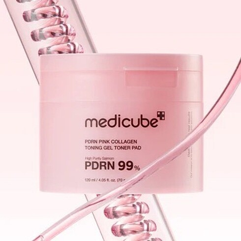 Medicube PDRN Pink Collagen Toning Gel Toner Pad 120ml