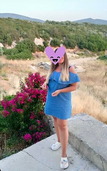 Defacto Yumuşak kot elbise
