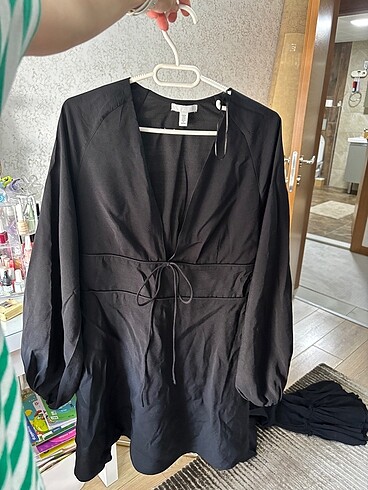 H&M siyah elbise