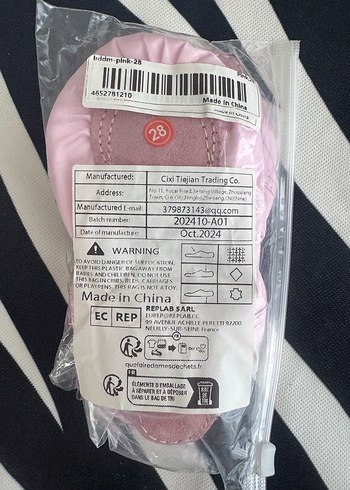 Pembe Saten Kız Bale Ayakkabısı 28 numara - Görsel 3