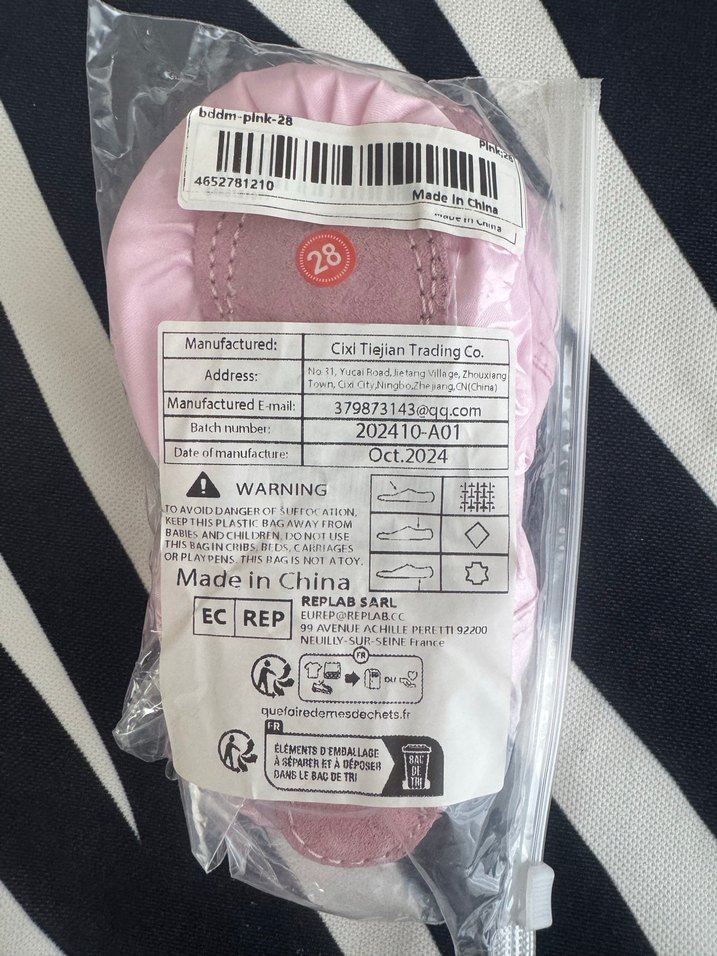 Pembe Saten Kız Bale Ayakkabısı 28 numara - Görsel 3