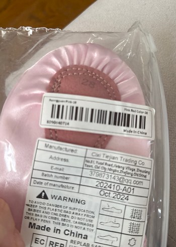 Pembe Tac İşlemeli Kız Bale Babeti 28 numara - Görsel 7