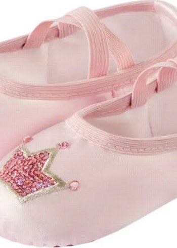 Pembe Tac İşlemeli Kız Bale Babeti 28 numara - Görsel 2