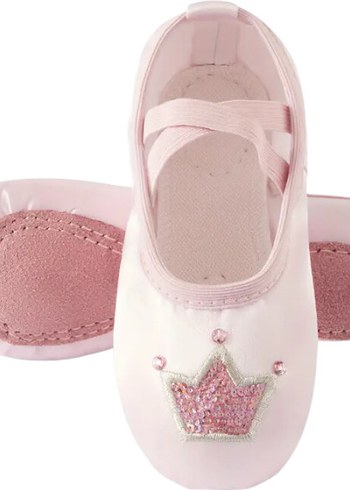 Pembe Tac İşlemeli Kız Bale Babeti 28 numara - Görsel 4