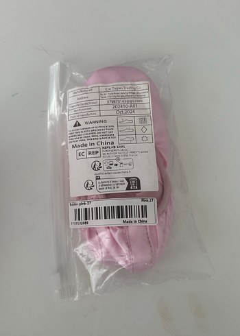 Pembe Saten Bağlamalı Bale Ayakkabısı 27 numara - Görsel 4