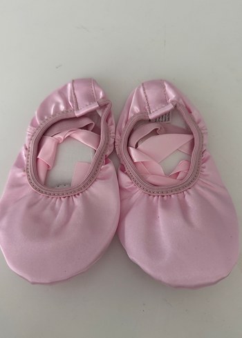 Pembe Saten Bağlamalı Bale Ayakkabısı 27 numara - Görsel 2