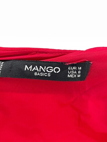 m Beden kırmızı Renk Mango Kısa Elbise %70 İndirimli.
