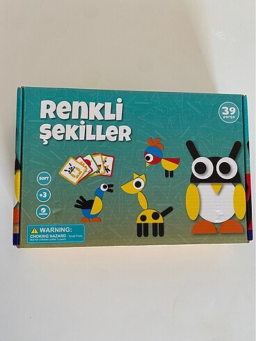 Renkli Şekiller Kodlama Zeka Dikkat Geliştirici Oyuncak