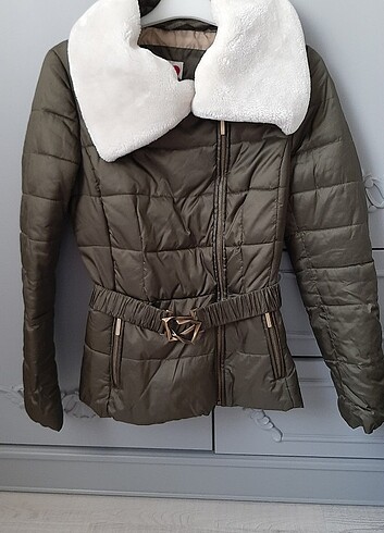 Peluşlu mont