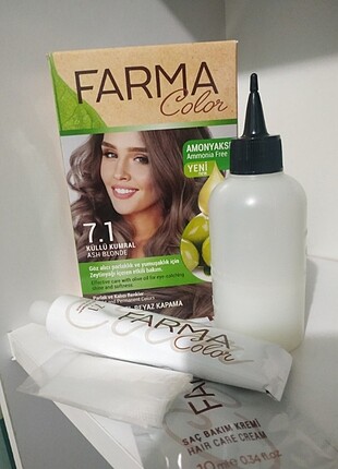 Farmasi Farma color saç boyası ve lavanta duş jeli