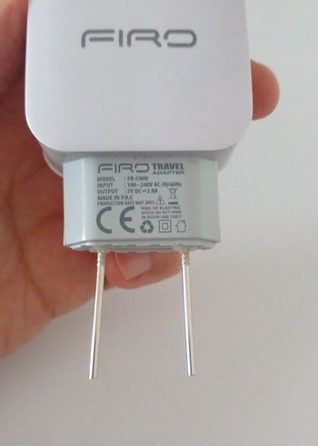 FIRD Beyaz Telefon Şarj Adaptörü - Görsel 2