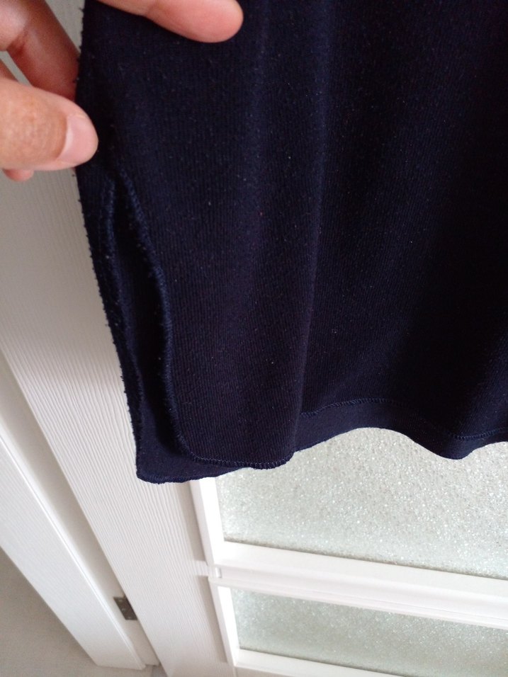 Lacivert  Midi Boy Salaş Tunik - Görsel 3