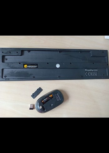 Piranha Siyah Klavye ve Mouse Seti - Görsel 2