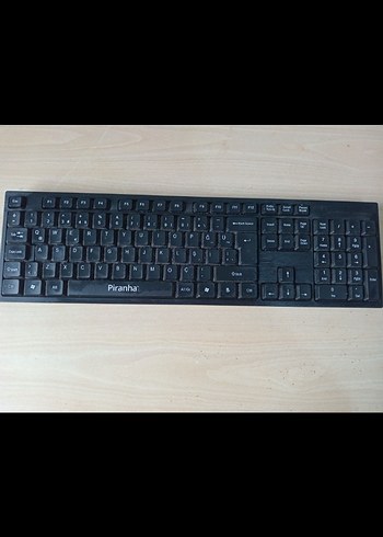 Piranha Siyah Klavye ve Mouse Seti - Görsel 3