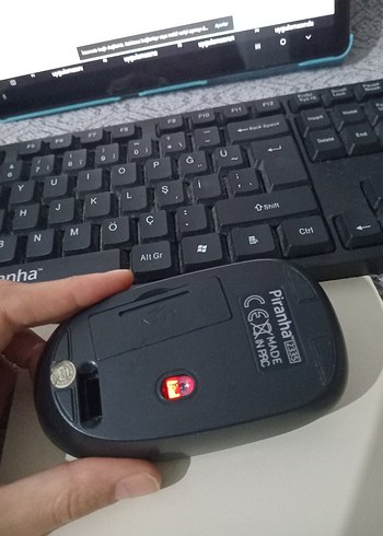 Piranha Siyah Klavye ve Mouse Seti - Görsel 8