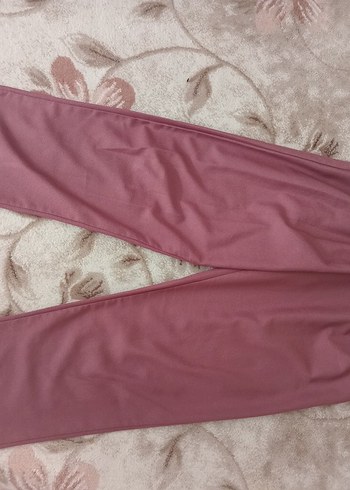 Mürdüm/Mor Kadın Pilili Rahat Kesim  Pantolon - Görsel 2