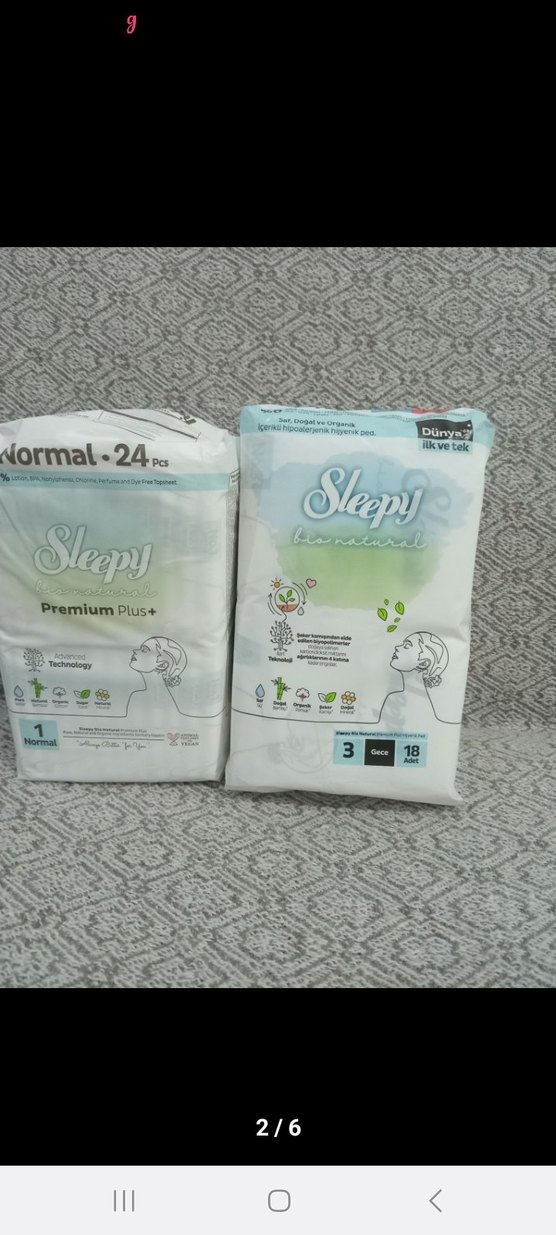 sleepy Kadın Pedi - Görsel 2