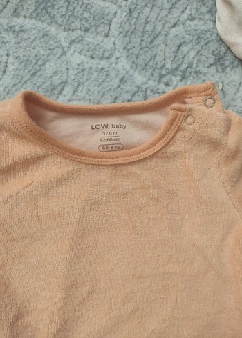 Uzun Kollu Bej Bebek Body - Görsel 2